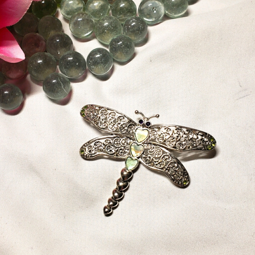 Jeweled Dragonfly Pin